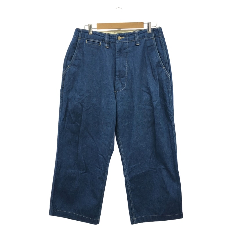 中古】E.TAUTZ CORE FIELD TROUSERS DENIM ブルー サイズ32