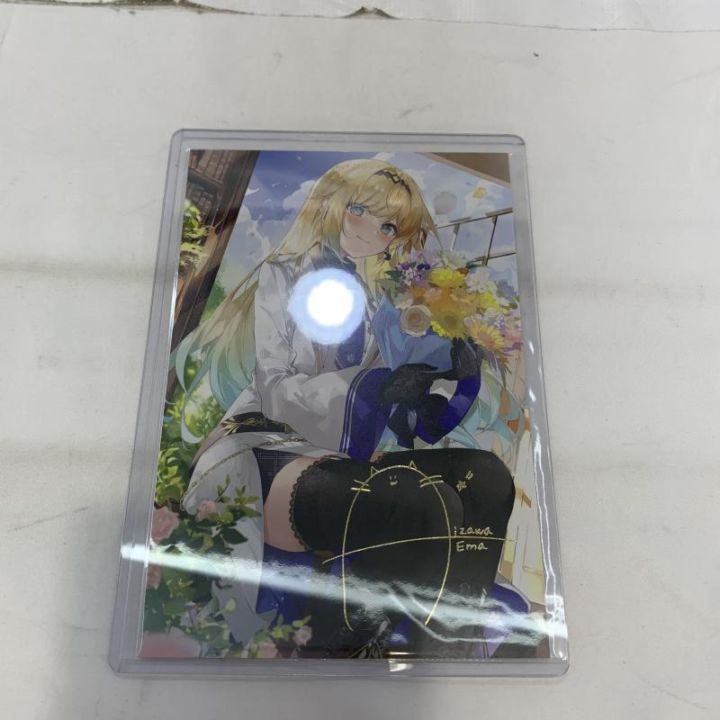 中古】開封)藍沢エマ 誕生日記念グッズ2023 箔押しサイン入りポスト