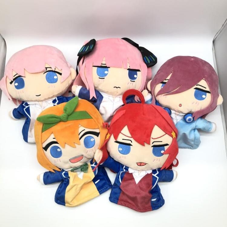 五つ子パペットセット＆風太郎パペット、らいはパペット 五等分の