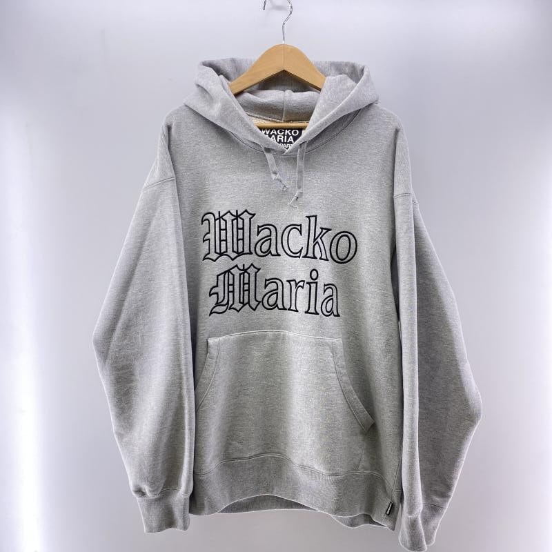 【WACKO MARIA】ワコマリア パーカー ロゴ ブラック/グレー WACKO MARIA】ワコマリア パーカー ロゴ ブラック/グレー (WACKO