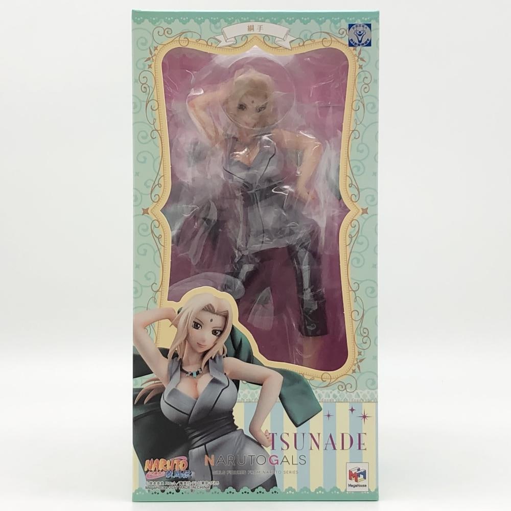 NARUTO ナルト ギャルズ 綱手 フィギュア メガハウス 未開封 中古】開封 メガハウス NARUTO-ナルト- 疾風伝 NARUTOギャルズ 綱手【O