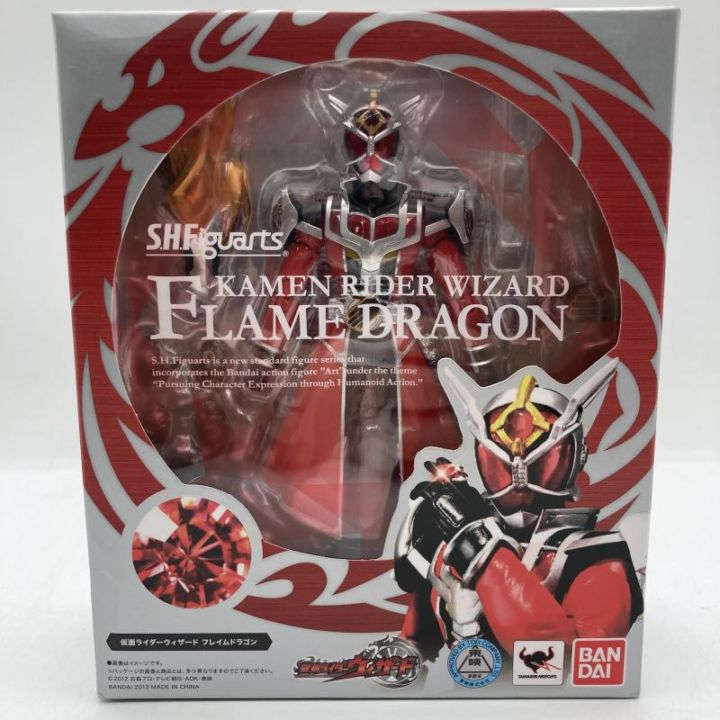 中古】S.H.Figuarts 仮面ライダーウィザード フレイムドラゴン【M