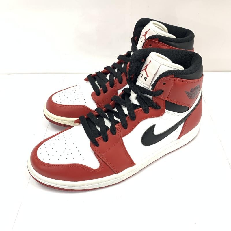 シューズ(男性用) Nike Air Jordan 1 Retro Chicago 2013 中古】NIKE AIR JORDAN 1 RETRO HIGH CHICAGO 2013 26.5cm