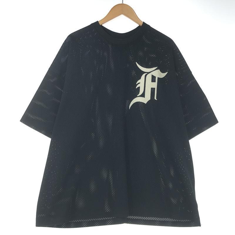 FEAR OF GOD BASEBALL アンダーシャツ ブラック 中古】FEAR OF GOD メッシュベースボールシャツ ブラック フィアオブ