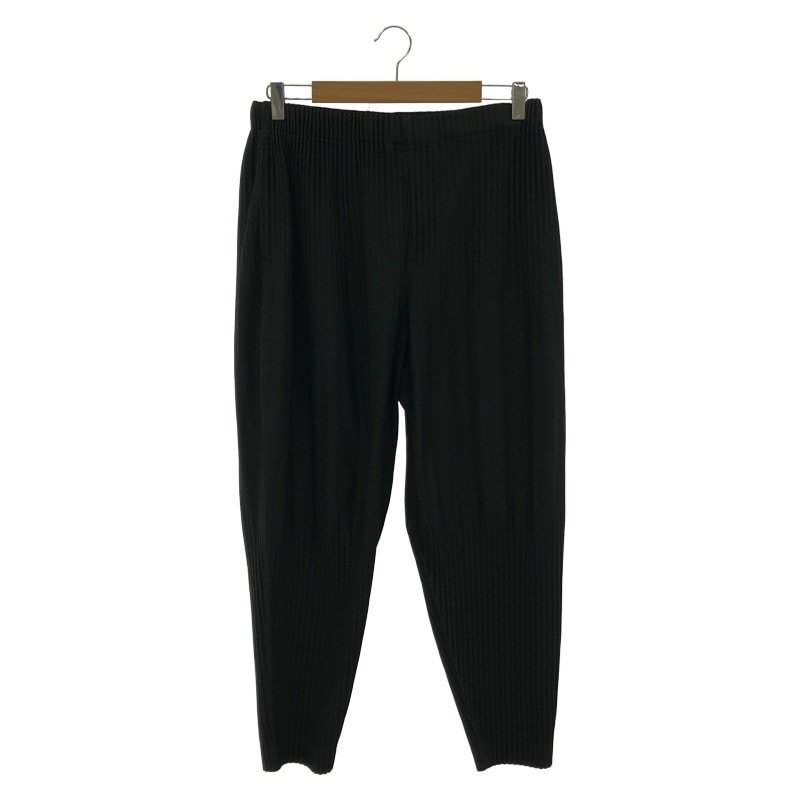 HOMME PLISSE ISSEY MIYAKE プリーツパンツ　ブラック　2 Tailored Pleats 2 Pants in Black – SVRN