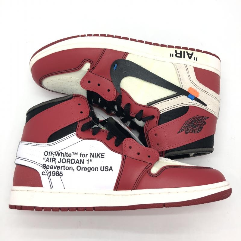 中古】Off-White×NIKE AIR JORDAN 1 Retro High The Ten 