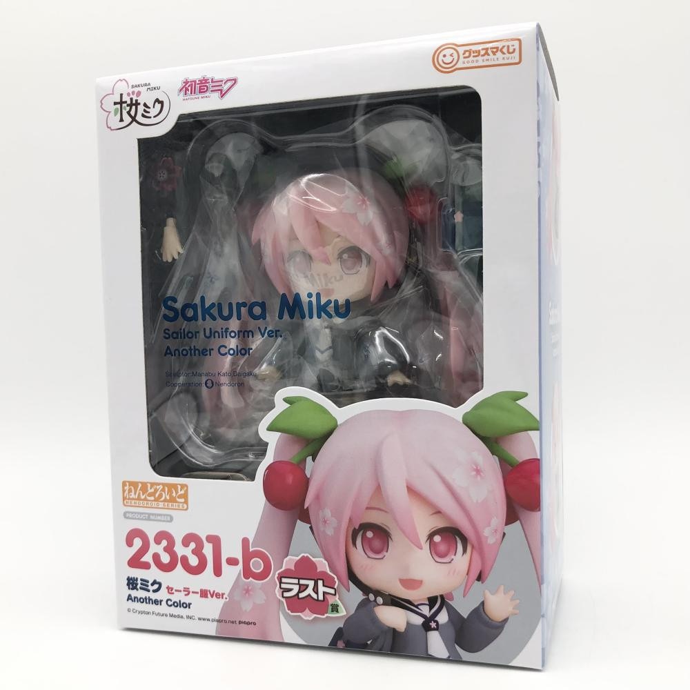 ねんどろいど 桜ミク セーラー服 ラスト賞 グッスマくじ グッスマくじ 桜ミク