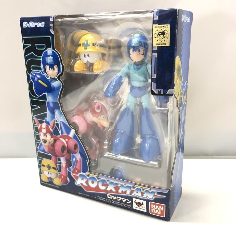 【新品未開封】 D-Arts ロックマン アクションフィギュア バンダイ 中古】バンダイ D-Arts ロックマン アクションフィギュア 箱傷み