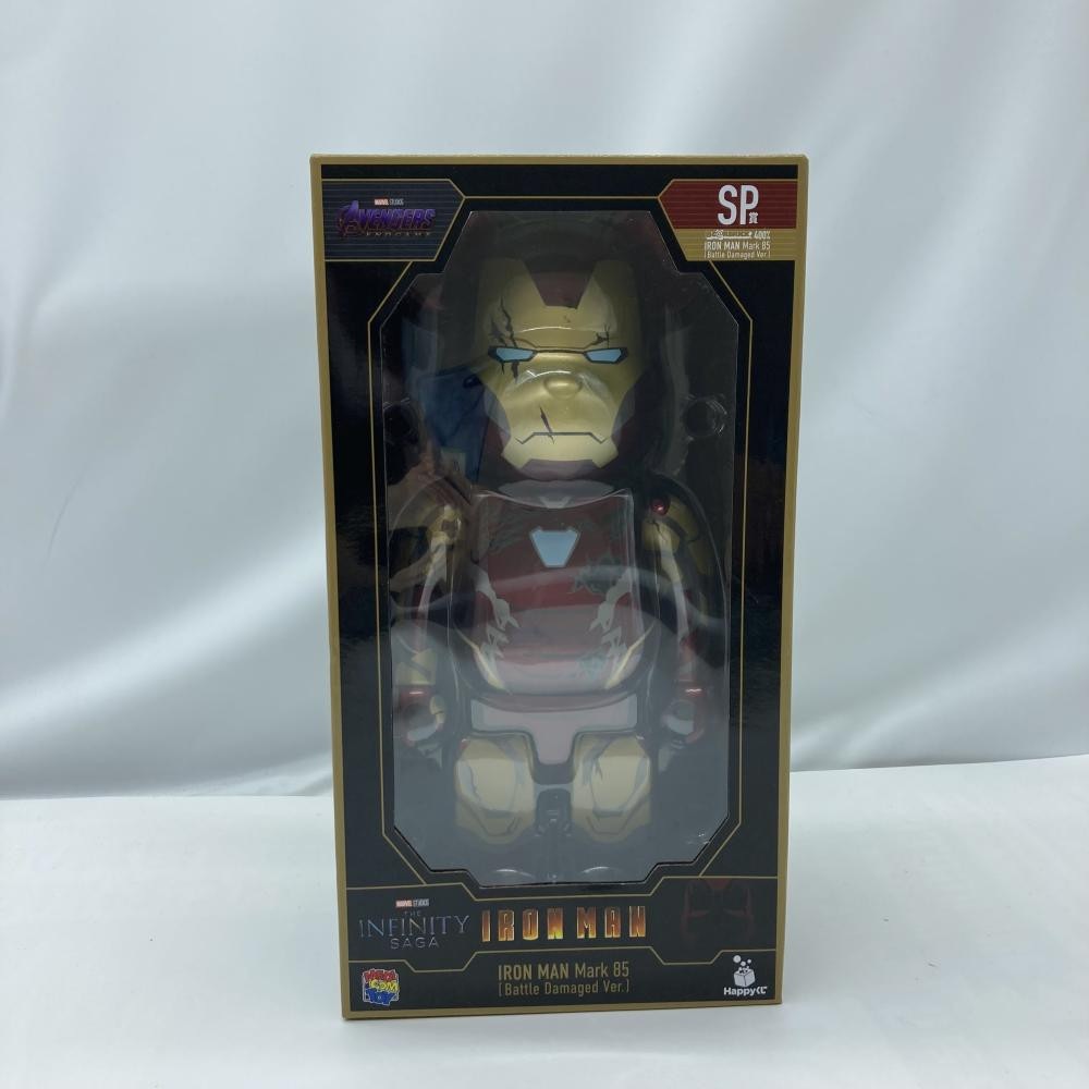 SP賞 IRON MAN Mark 85 Battle Damaged Ver. BE@RBRICK 400% Happyくじ