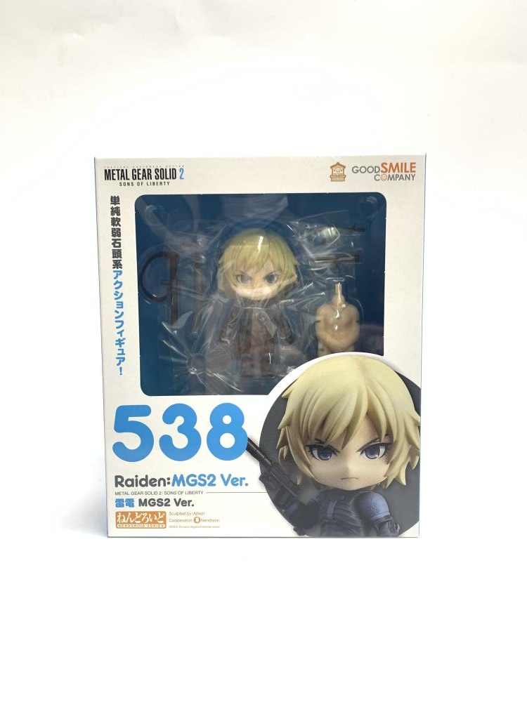 中古】S未開封)ねんどろいど 雷電 MGS2 Ver. メタルギアソリッド