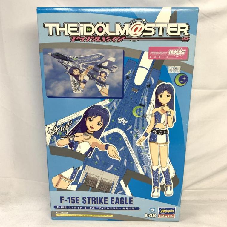 中古】ﾋｺｳｷ）F-15E ｽﾄﾗｲｸｲｰｸﾞﾙ ｱｲﾄﾞﾙﾏｽﾀｰ如月千早 1/48