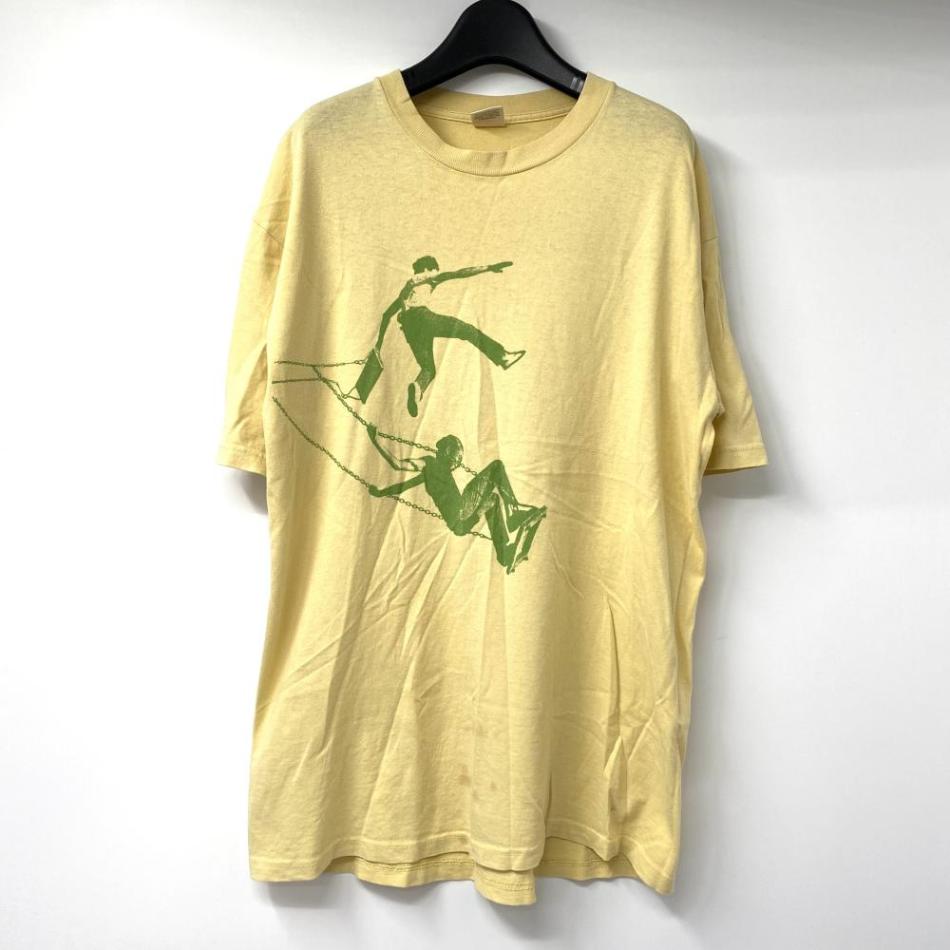中古】Supreme 03ss Swing Tシャツ サイズL 汚れ有 黄色