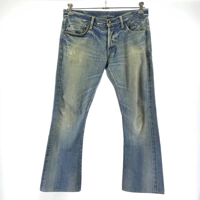 HYSTERIC GLAMOUR ダメージストレートデニム