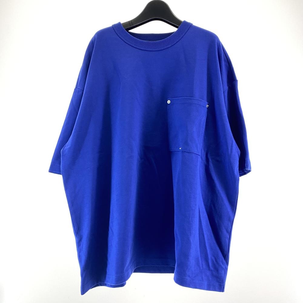 【VIPセール】BOTTEGA VENETA(ボッテガヴェネタ)Tシャツ 中古】BOTTEGA VENETA リベットポケット付きT-SHIRT ブルー