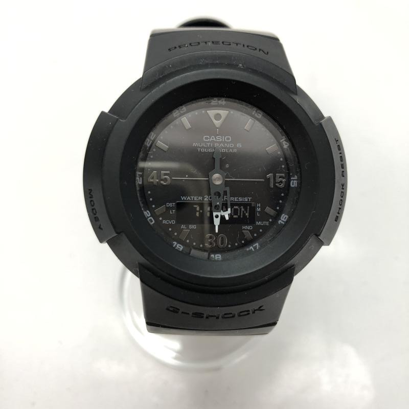 中古】G-SHOCK CASIO AWG-M520BB-1AJF ソーラー電波時計 ジーショック