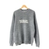 šSEQUEL 23AW LOW GAUGE CREW NECK KNIT Ĺµ˥å SQ-23AW-KN-04졼 OΩŹ