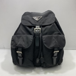 【最終値下げ】PRADA ブラック ナイロン バックパック ナイロン バックパック リュック ブラック 黒[1BZ070 20T F0002