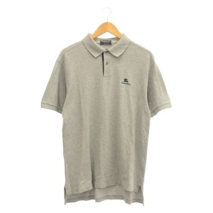 Burberry グレー ポロシャツ サイズ40 BURBERRY バーバリー ポロシャツ グレー メンズ 8068727