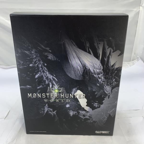 モンスターハンターワールドコレクターズエディション フィギュアとアートブックのみ 中古】開封/特典のみ)MONSTER HUNTER WORLD コレクターズ