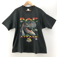 ����š�FRUIT OF THE LOOM���� 90s USA�� JURASSIC PARK �ࡼ�ӡ��ץ���TEE 