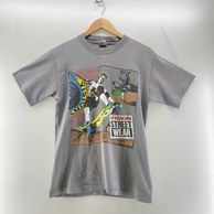 ����š�VISION STREET WEAR 80s USA�� �ե���ȥץ��� S/S T����� ���졼 M ��������󥹥ȥ꡼�ȥ�������O������
