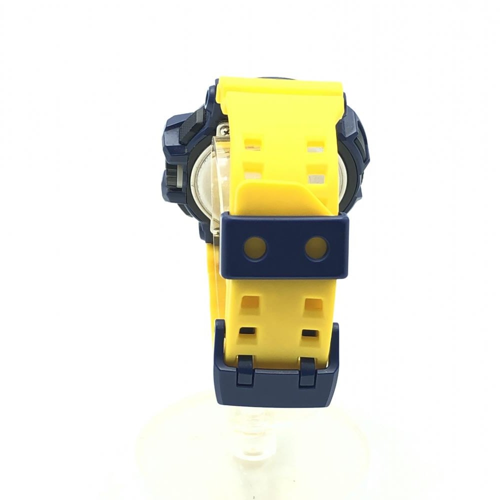 中古】G-SHOCK クォーツ腕時計 イエロー ブルー GA-400-9BJF 箱なし