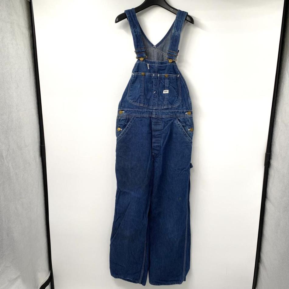 中古】60s Lee 混在期 JELTDENIM オーバーオール インディゴ リー【O  
