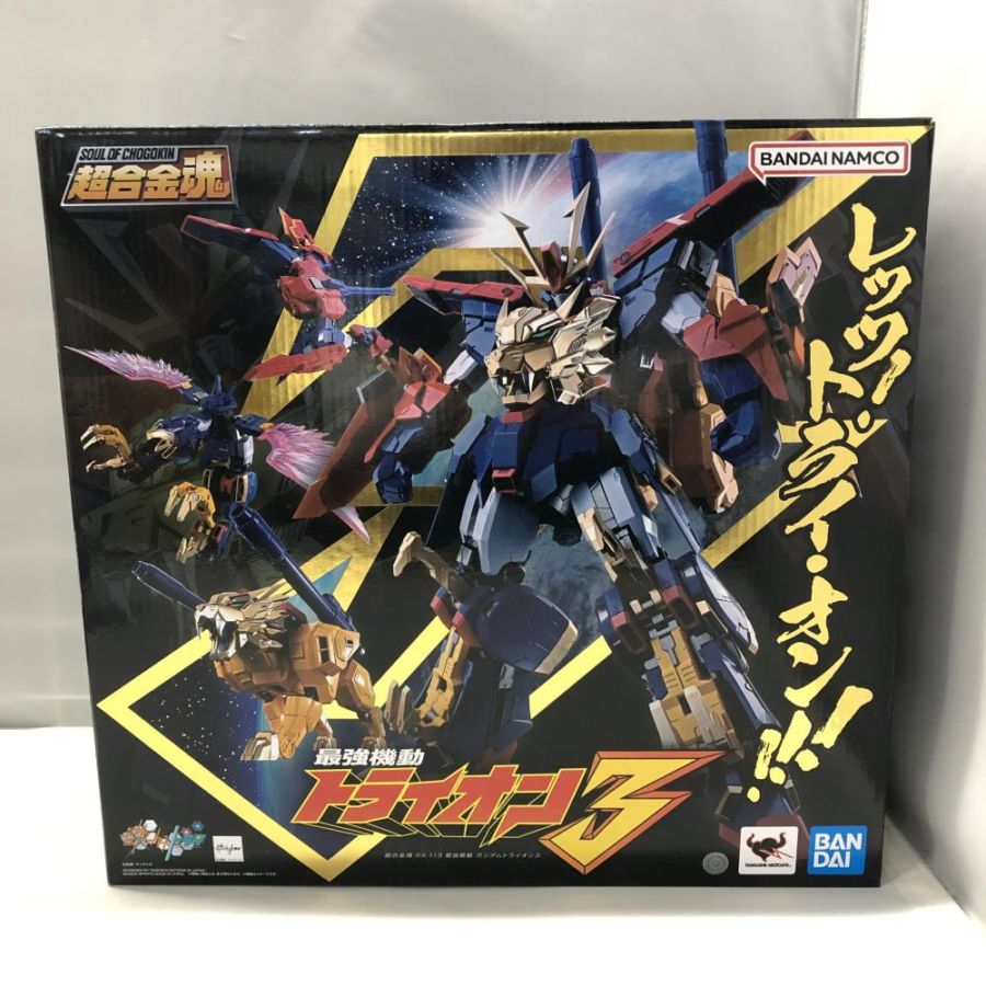 中古】バンダイ 超合金魂 GX-113 最強機動 ガンダムトライオン3