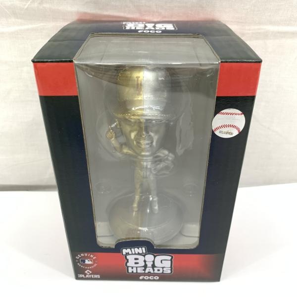 中古】開封)mini big heads 大谷翔平 金銀ハーフカラー【O堀田