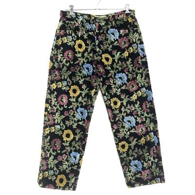 【中古】STUSSY FLORAL JACQUARD BIG OL JEANS 32 ブラック ステューシー[79][240010448236] 中古】STUSSY FLORAL JACQUARD BIG OL JEANS 32 ブラック ステューシー
