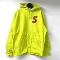 ����š�supreme 20AW S Logo Hooded Sweatshirt ������M ACID GREEN �����åɥ��꡼�� �ѡ����� ����ץ꡼���O˭��Ź��