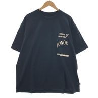 ����š�Honor The Gift SUNRAY LOGO T-shirt L �֥�å� ���ʡ� �� ���եȡ�OȾ�ġ�