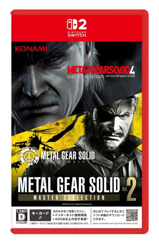 ��ͽ���ʡۡ�2026/08/27ȯ���Switch2��METAL GEAR SOLID : MASTER COLLECTION Vol.2 �����؎��ގŎ���ŵ�դ��ʴ̎ʎގ����ޡ�