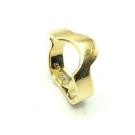 ����š�Gentle Storm Gold Thin Wave Ring 52(#11) ������ɡ�̾�Ų��ߤʤ�Ź��
