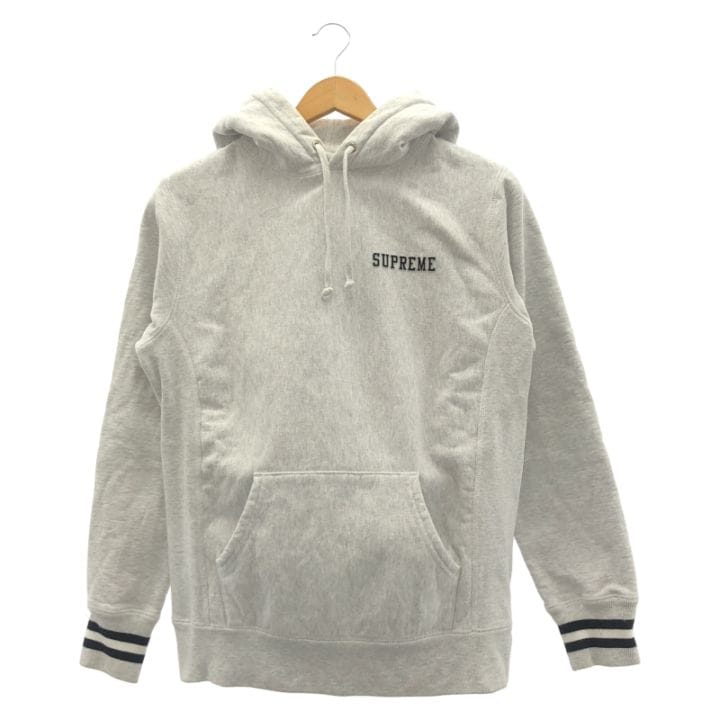 c*o様 Supreme グレー パーカー 中古】Supreme パーカー s グレー 袖2本線 シュプリーム【O知立