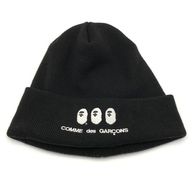 ����š�A BATHING APE �� comme des garcons OSAKA KNIT CAP �˥åȥ���å� F �֥�å� ���٥����󥰥����� ����ǥ���륽���OȾ�ġ�
