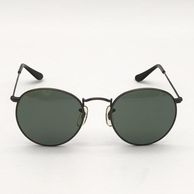 ����š�Ray-Ban ROUND METAL ���󥰥饹 �᥿��ե졼�� RB3447 �֥�å� �쥤�Х��OȾ��Ź��