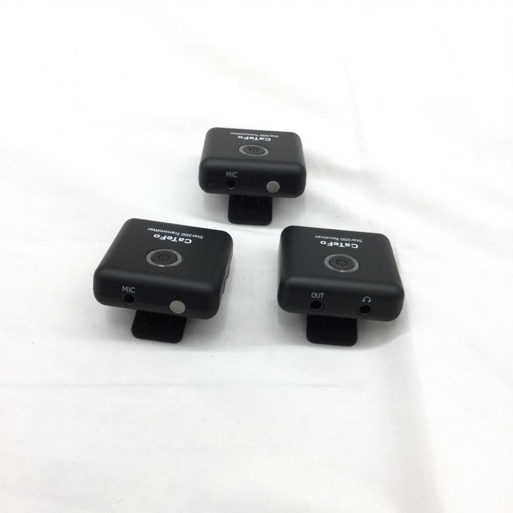 中古】CaTeFo カテフォ ワイヤレスピンマイクシステム Star200 T2【O