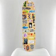 ����š�SUPREME 21ss Stickers Skateboad Deck Natural ����ץ꡼���O������