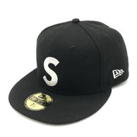 ����š�SUPREME �� NEW ERA Jesus Piece S Logo CAP 7 1/2 59.6cm �֥�å� ����ץ꡼�� �˥塼�����OȾ�ġ�
