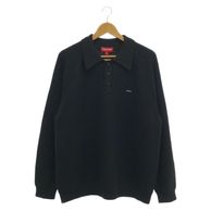 ����š�Supreme 25FW Small Box Polo Sweater ������L �֥�å� ����ץ꡼���O���ܡ�