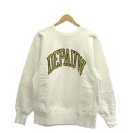 ����š�90 Champion REVERSE WEAVE DEPAUW ����å��ץ��� ������L �ۥ磻�ȡ������ԥ����O˭�ġ�