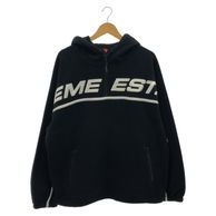 ����š�Supreme Polartec Half Zip Hooded XL �֥�å�������ץ꡼���O��¼��