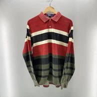 ����š�RALPH LAUREN 90��00s �ޥ�����顼 ���λҥ饬������� ��åɡߥ����� ������L ���ե�������O������