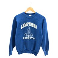 ����š�90s FRUIT OF THE LOOM ����å��������å� M �֥롼 ARMSTRONG ROCKETS��O���ܡ�