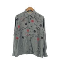 ����š�SCHOTT N.Y.C ROCK'N ROLL RAYON SHIRT ������ ������M ����åȡ�O���ܡ�