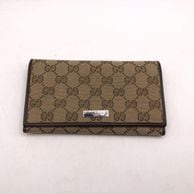 ����š�GUCCI GG�������Х�Ĺ���� 244946 ���å� ���󥰥�����å� �֥饦���O˭�ġ�