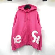 ����š�Supreme 25SS Big Logo Zip Up Hooded Sweatshirt ������M �ԥ󥯡�O˭�ġ�