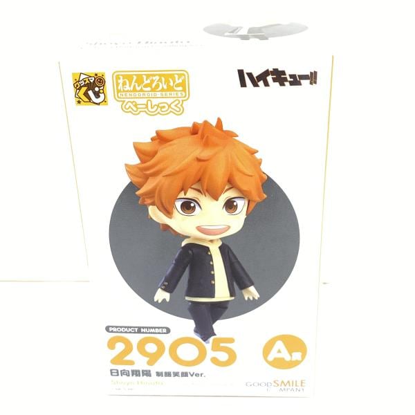 ハイキュー!! グッスマくじ 日向翔陽 ねんどろいど 他 まとめ売り 中古】【未開】フィギュア ねんどろいど 日向翔陽 制服笑顔Ver. べーし