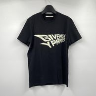����š�GIVENCHY Glow-In-The-Dark-Logo-Print Cotton-Jersey T-Shirt ������XS BM70QN30EG �֥�å� ���Х󥷡���O˭�ġ�